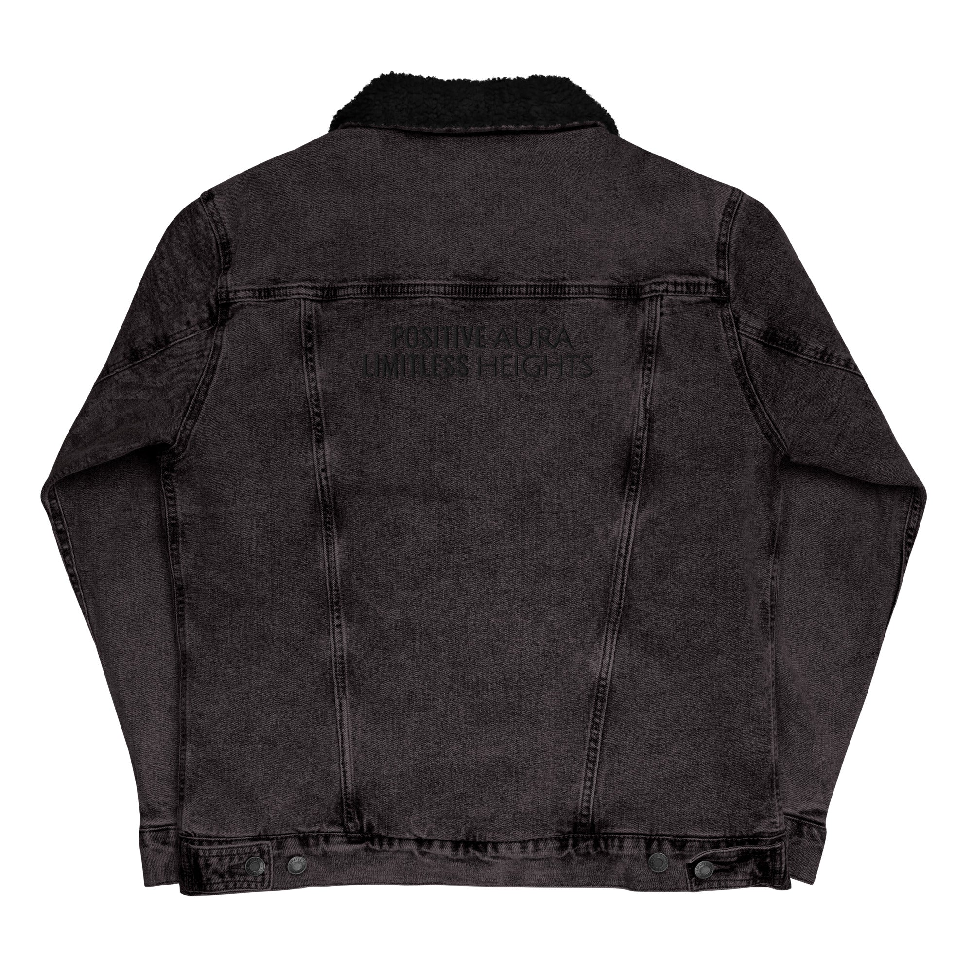 Muñec@ Unisex Denim Sherpa Jacket