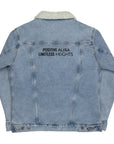 Muñec@ Unisex Denim Sherpa Jacket